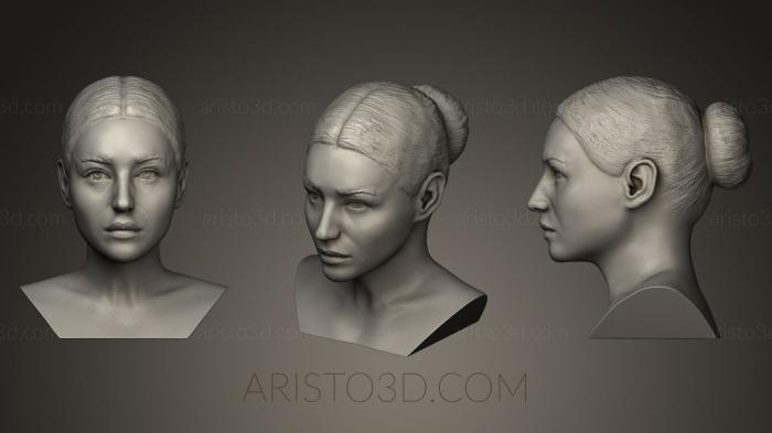 Busts and bas-reliefs of famous people (BUSTC_0434) 3D model for CNC machine